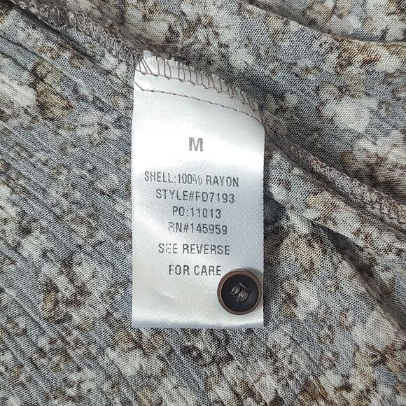 Dress Forum Size Medium 100% Rayon Floral Print Swing Dress - Picture 11 of 12